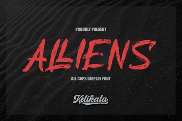 Alliens: The Bold Display Typeface for Modern Brand Identity