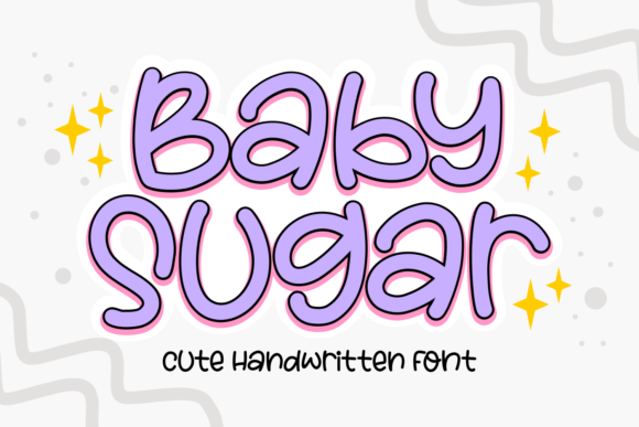 Baby Sugar: A Sweet Handwritten Display Font for Playful Branding