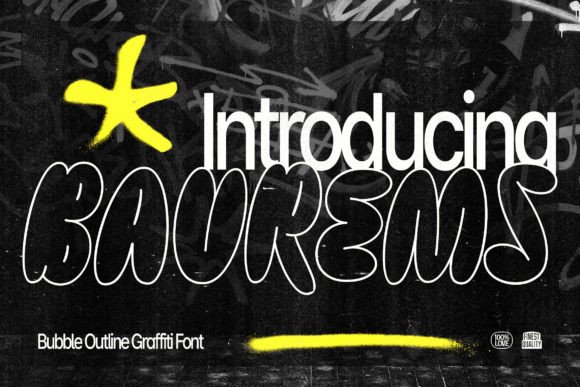 Baurems: The Ultimate Display Font for 90s Graffiti Campaigns