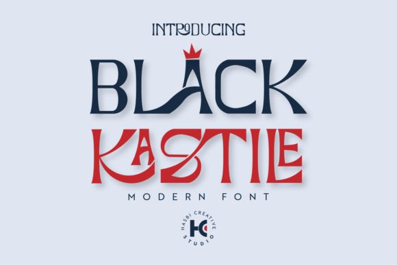Black Kastile: A Bold Modern Typeface for Striking Brand Identities
