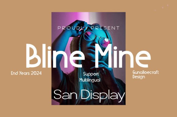 Blind Mine: The Bold Typeface That Elevates Handmade Product Design