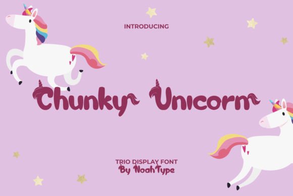 Chunky Unicorn Font: A Playful Typeface for Digital Branding