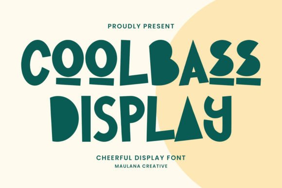 Coolbass: The Playful Display Font for Vibrant Small Business Branding
