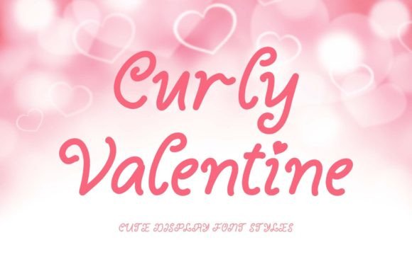 Curly Valentine: A Display Font That Elevates Web Design