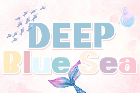 Deep Blue Sea: A Display Font Review for Digital Creators