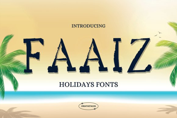 Faaiz: A Stylish Display Typeface for Modern Web Design