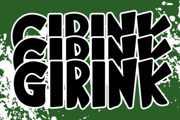 Girink: A Bold Display Typeface for Modern Editorial Design