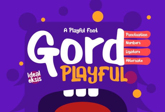 Gord Playful: The Whimsical Typeface for Handmade Creators