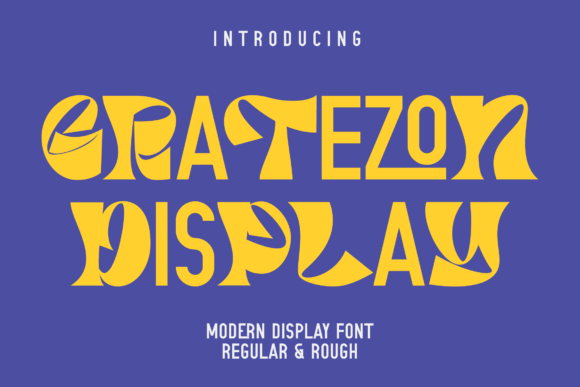 Gratezon: The Playful Display Typeface for Bold Campaigns