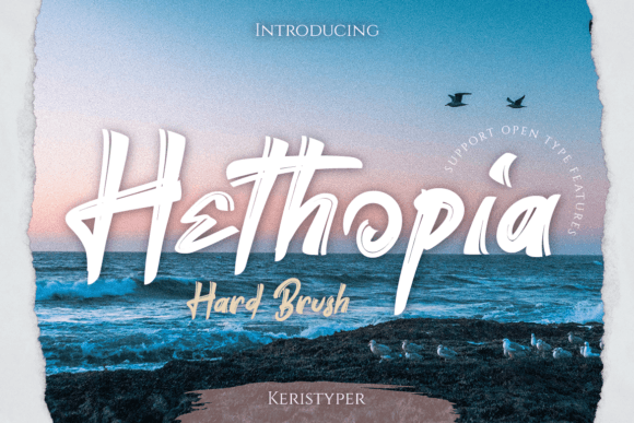 Hethopia: The Bold Display Typeface for Handmade Branding