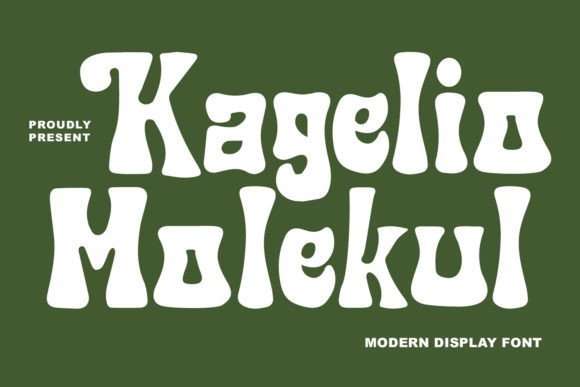 Kagelio Molekul: The Creative Display Font for Bold Campaigns