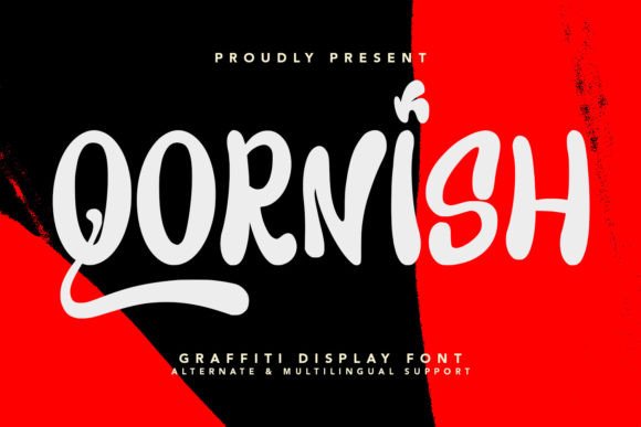 Qornish: The Bold Display Typeface for Handmade Branding