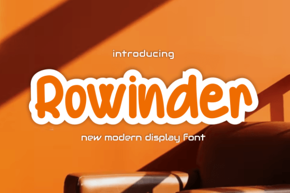 Rowinder: The Friendly Display Font That Elevates Small Business Branding