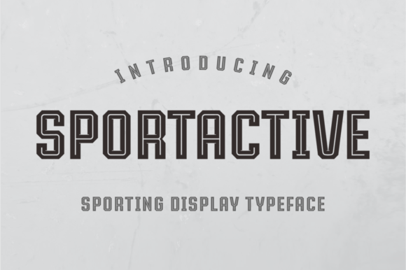 Sportactive: The Bold Display Font for Handmade Brands