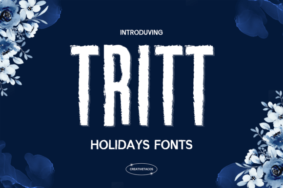 Tritt Holidays: A Display Typeface for Vibrant Holiday Web Design
