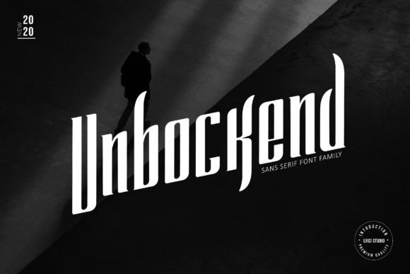 Unbockend: The Modern Display Font for Strong Brand Identity
