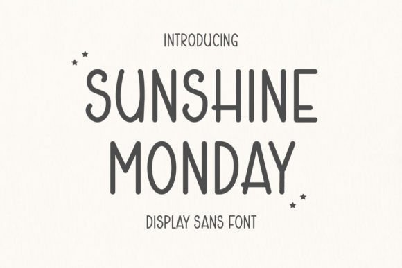 Upgrade Your Brand with the Sunshine Monday Typeface