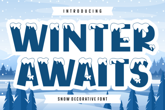Winter Awaits: The Cozy Display Font for Branded Holiday Projects